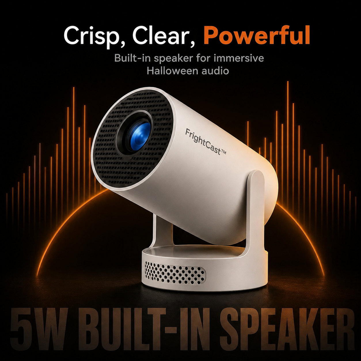 FrightCast™ 1080p Wireless Halloween Projector