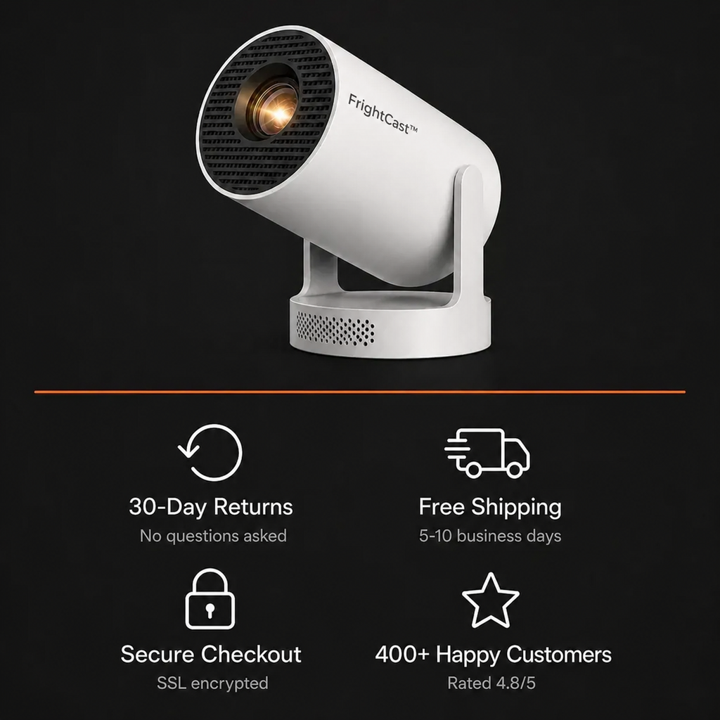 FrightCast™ 1080p Wireless Halloween Projector